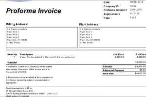 Proforma Invoice là gì?