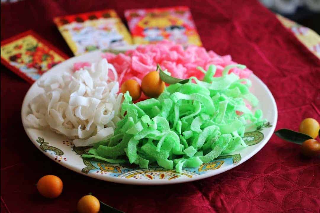 Hút chân không mứt dừa dịp Tết Nguyên đán